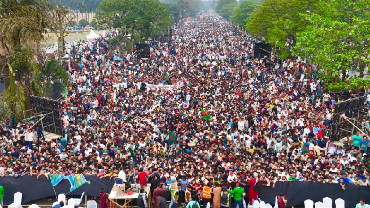 এনসিপির সমাবেশ 