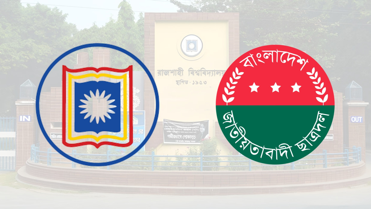 রাজশাহী বিশ্ববিদ্যালয় ও ছাত্রদলের লোগো