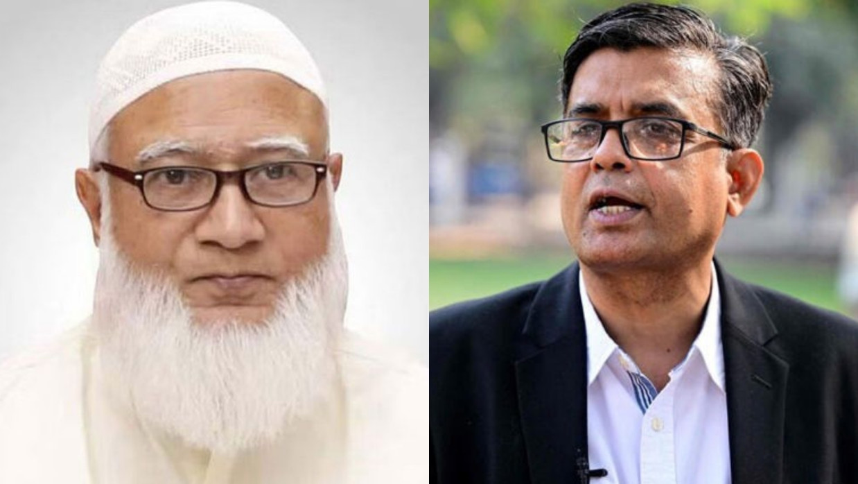 জামায়াত আমির ডাঃ শফিকুর রহমান ও প্রেস সচিব শফিকুল আলম