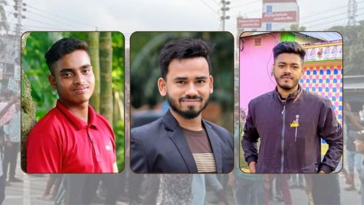 মাহবুব, সৌরভ ও সবুজ 