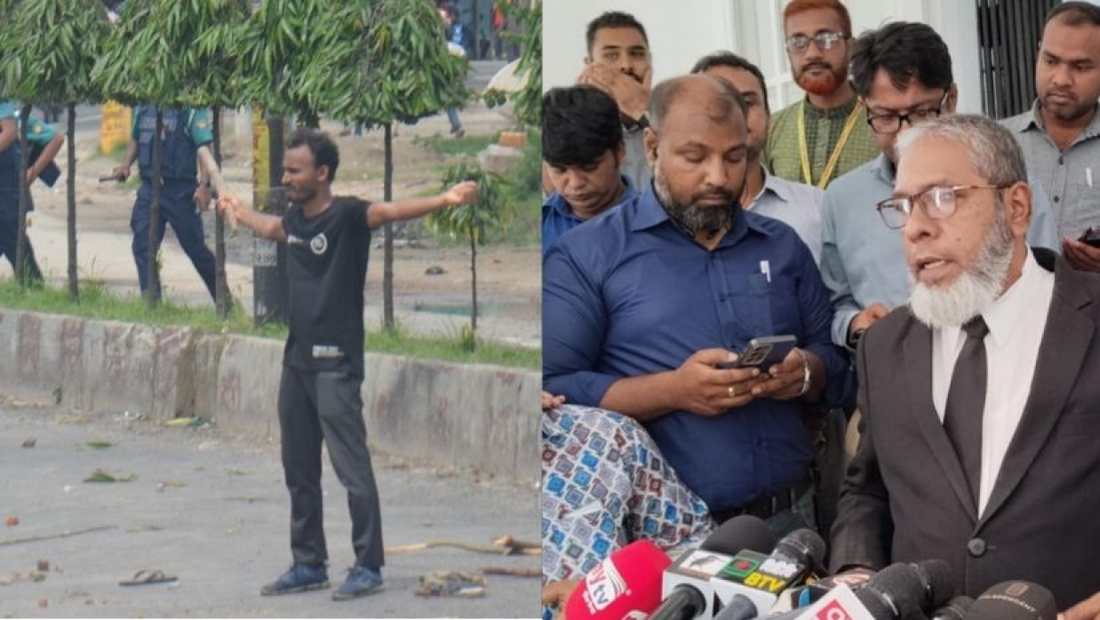 আবু সাঈদ ও শেখ হাসিনার আইনজীবী আমির হোসেন