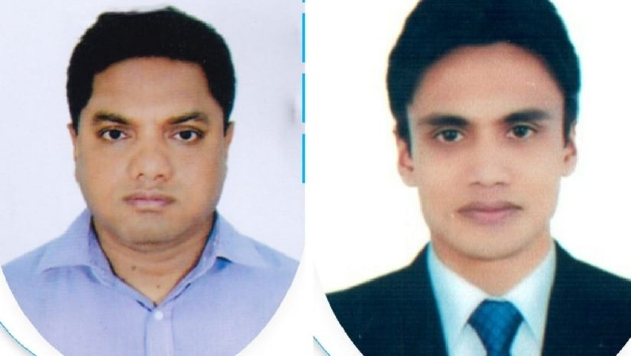  সাবেক প্রক্টর কাজী উমর সিদ্দিকী এবং সাবেক সহকারী প্রক্টর অমিত দত্ত