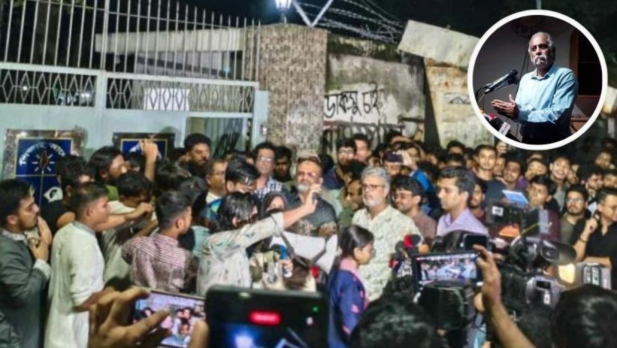 হলের পাশাপাশি ক্যাম্পাসেও রাজনীতি নিষিদ্ধ চান ঢাকা বিশ্ববিদ্যালয়ের পদার্থবিজ্ঞান বিভাগের অধ্যাপক ড. কামরুল হাসান মামুন