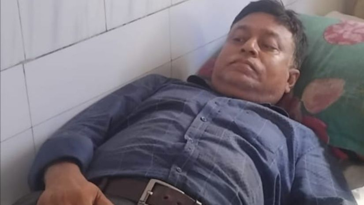 হামলা শিকার অধ্যক্ষ মাহেদুল আলম