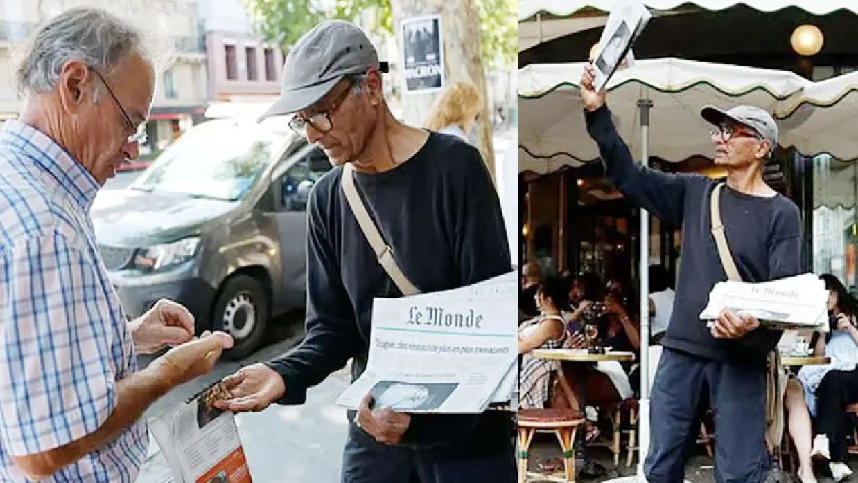 ৫০ বছর ধরে প্যারিসে পত্রিকা বিক্রি করছেন আলী আকবর