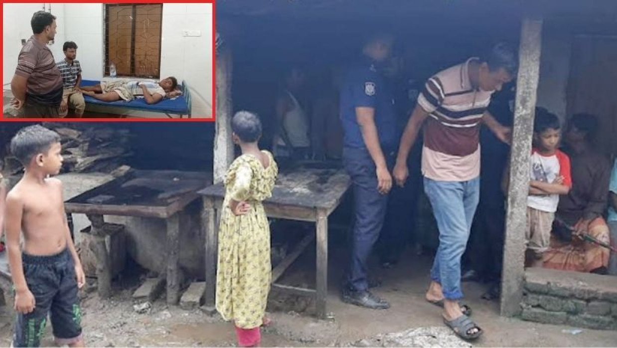 হাসপাতালে ভর্তি আহতরা ও ঘটনাস্থল পরিদর্শন করেন পুলিশ সদস্যরা