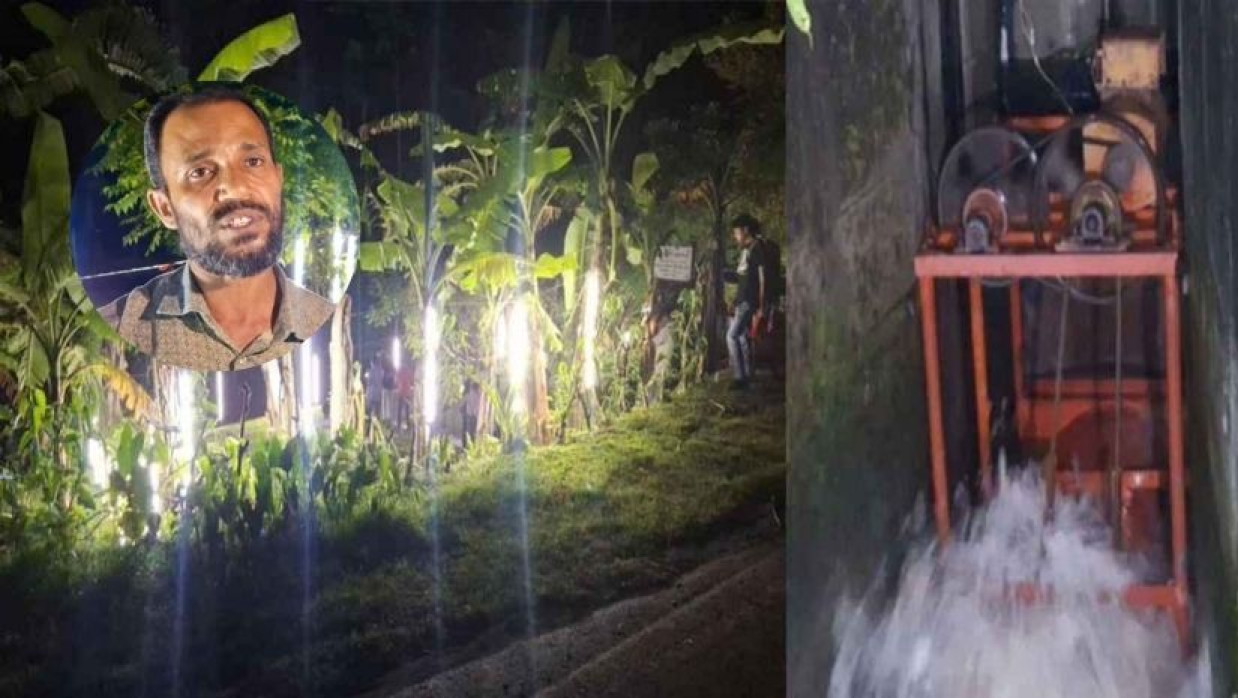 স্লুইসগেটের স্রোতে বিদ্যুৎ উৎপাদন