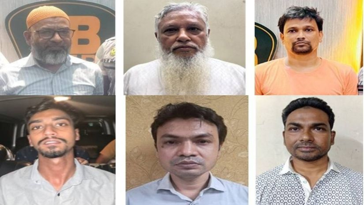 আওয়ামী লীগ ও এর অঙ্গসংগঠনের গ্রেপ্তার ছয় নেতাকর্মী