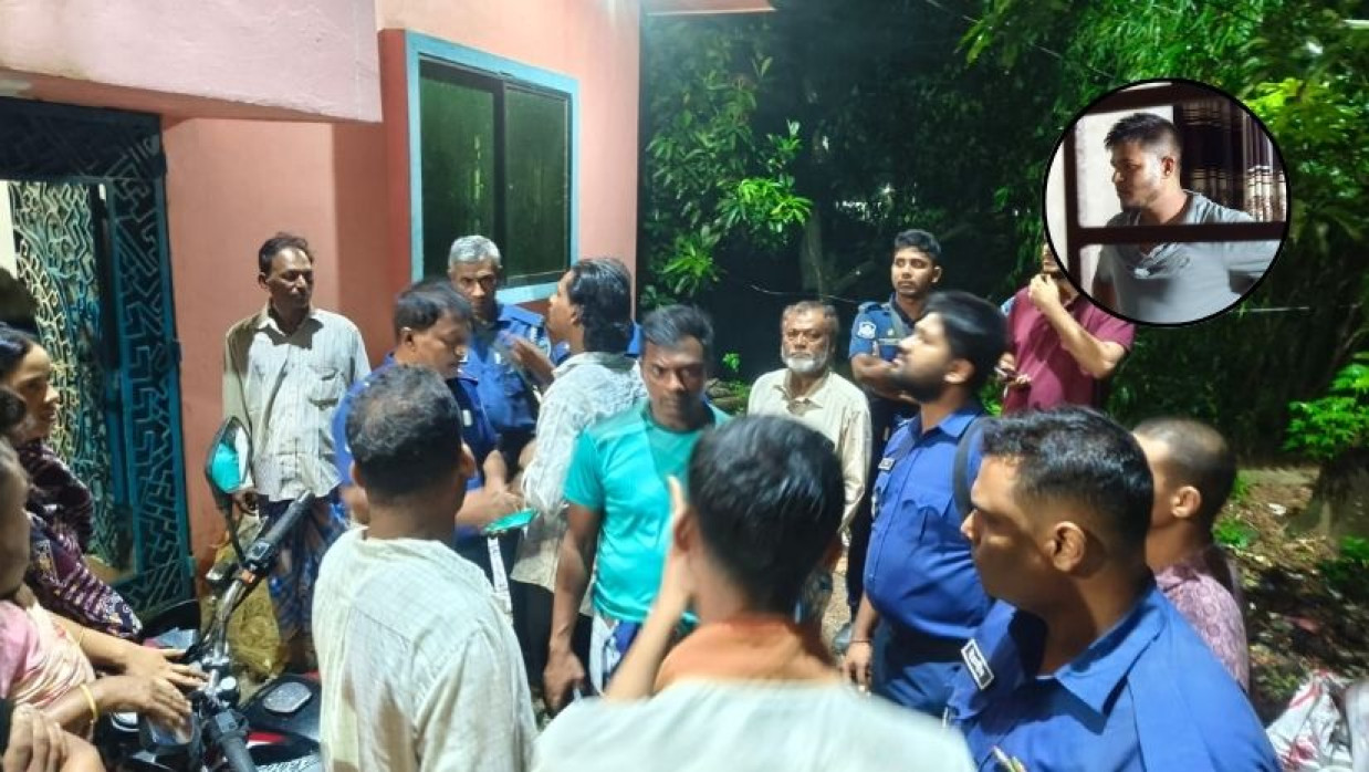 প্রবাসীর ঘরে ঢুকে মারধরের অভিযোগ যুবদল নেতাসহ কয়েকজনের বিরুদ্ধে (ইনসেটে যুবদল নেতা)