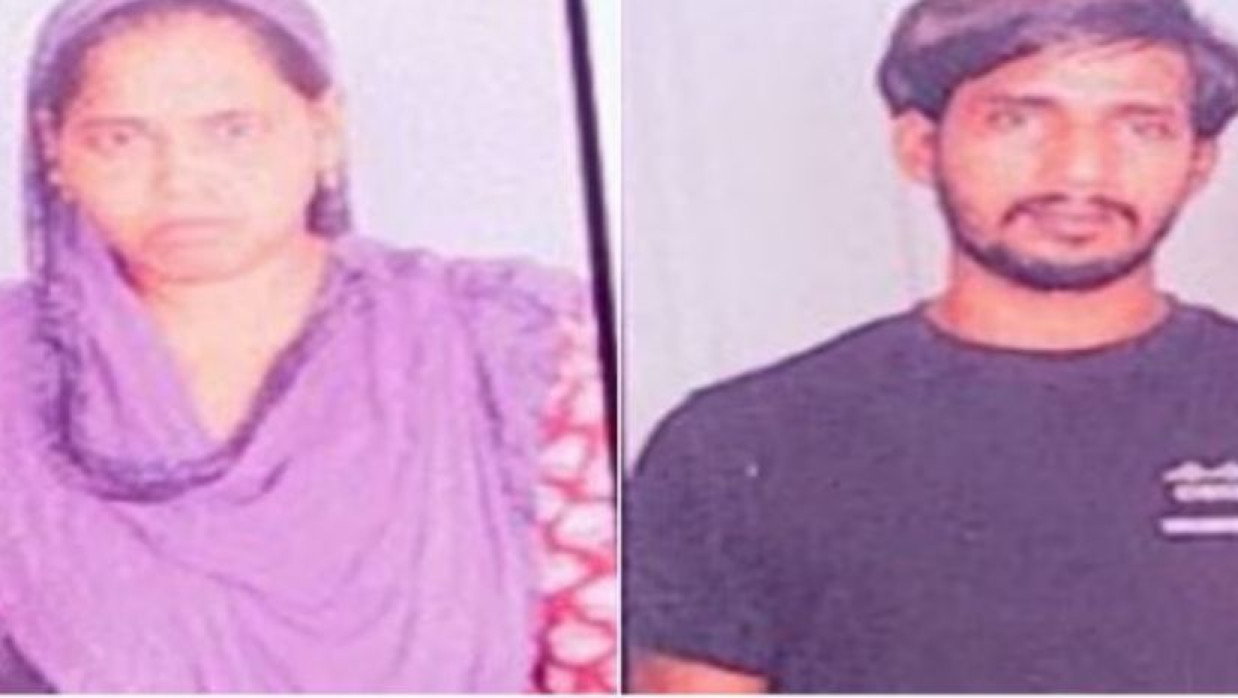 আট মাসের গর্ভবতী সোনালি বিবি ও তার স্বামী