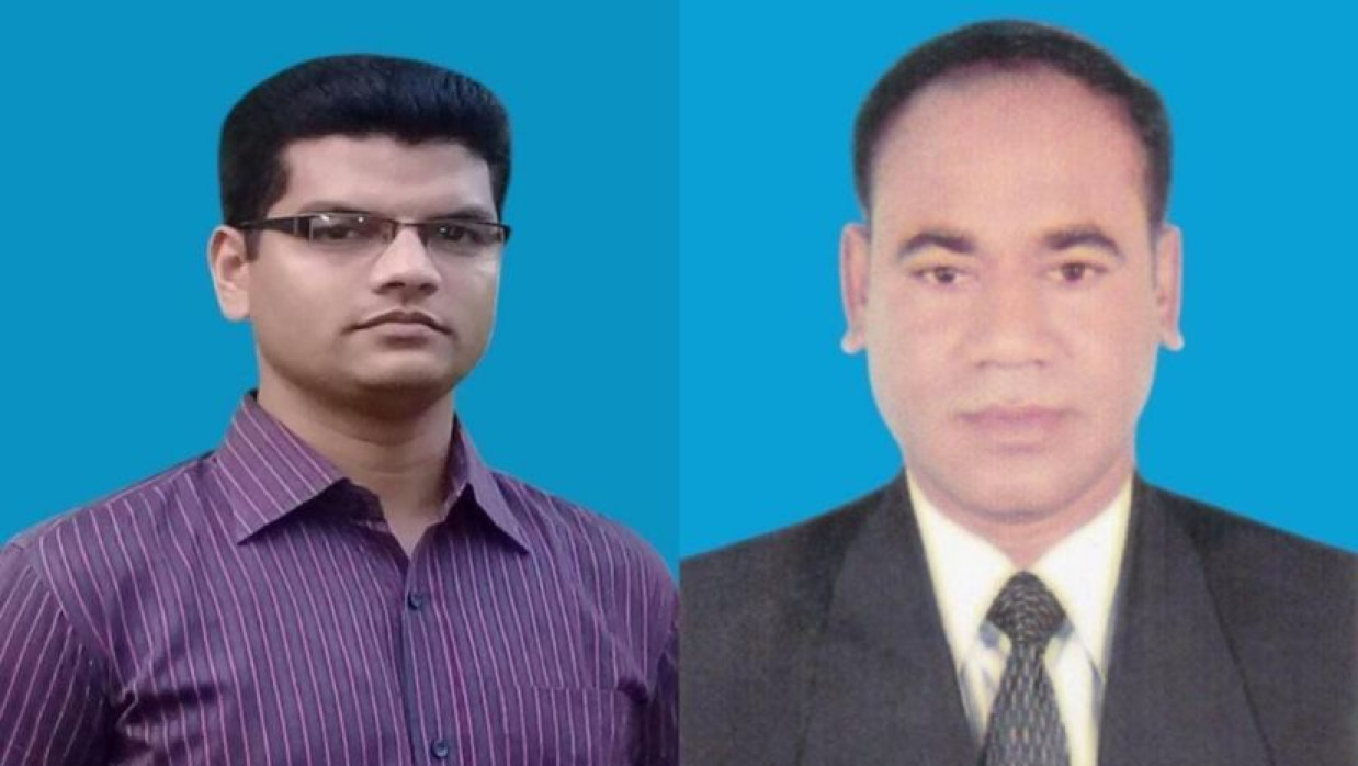 উপ-পরিচালক রাজিব মিয়া ও অ্যাটেনডেন্ট আবু সালেহ