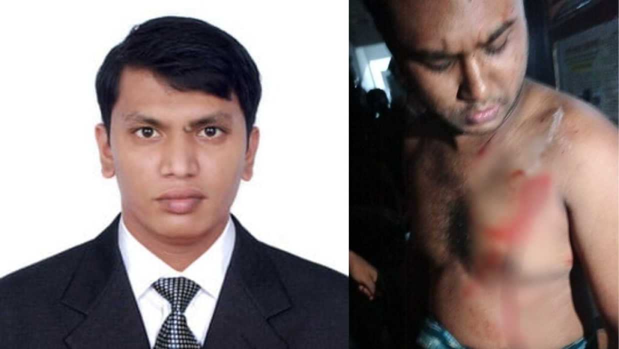 বাঁয়ে জালাল ডানে আহত রবিউল