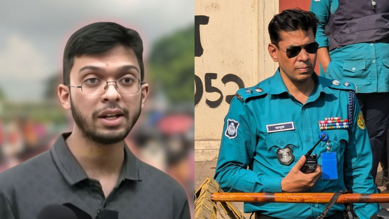 আবরার ফাইয়াজ ও ডিসি মাসুদ আলম