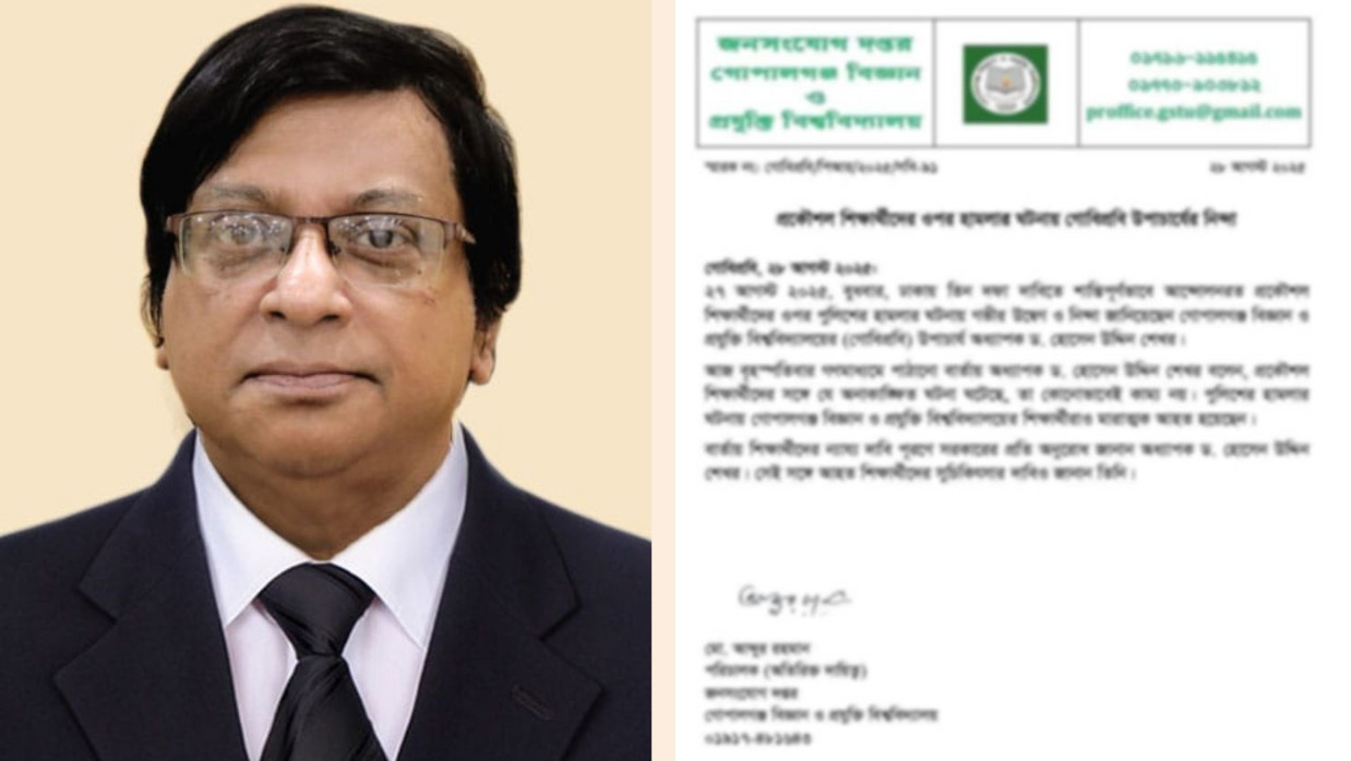 গোবিপ্রবি উপাচার্য অধ্যাপক ড. হোসেন উদ্দিন শেখর