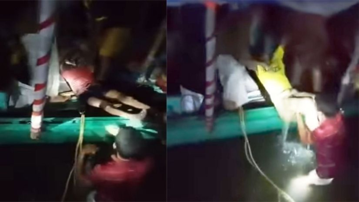 বাইচের নৌকার সঙ্গে বরযাত্রীর ট্রলারের সংঘর্ষ