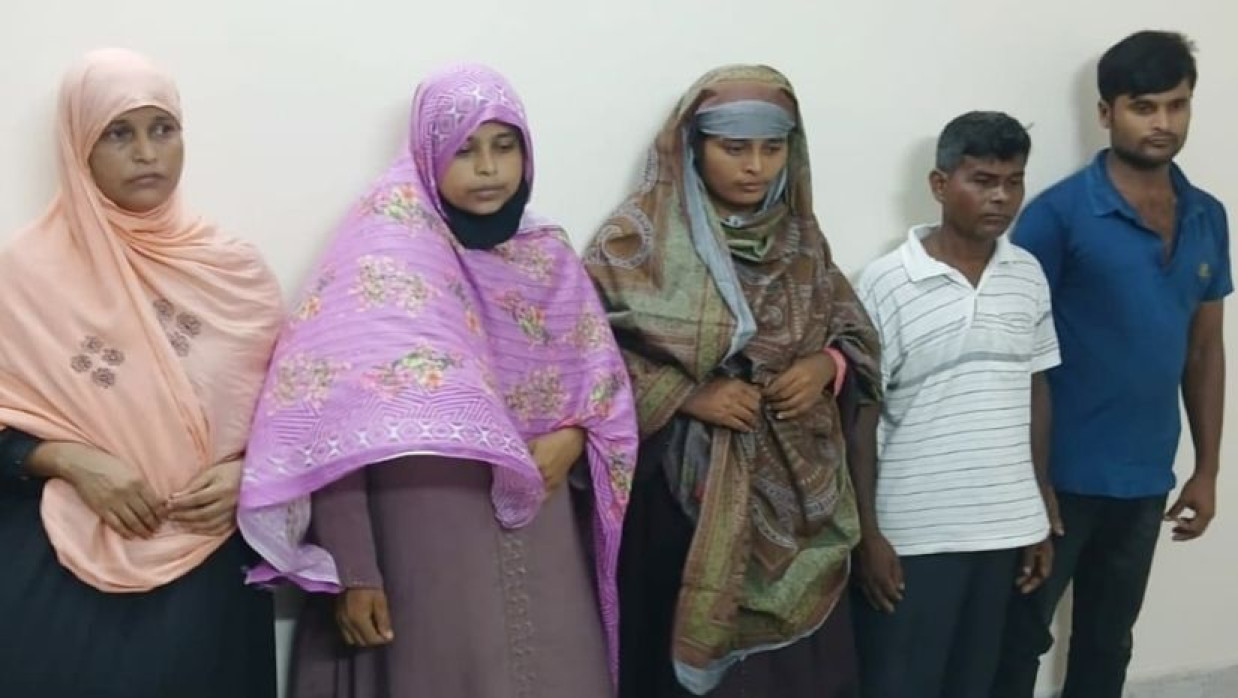 আটককৃত আসামিরা 