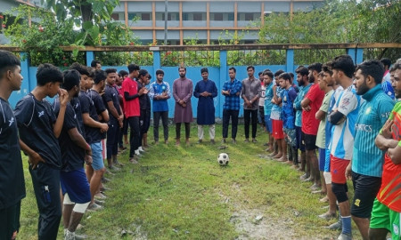 ছাত্রশিবিরের জুলাই স্মৃতি ফুটবল টুর্নামেন্ট উদ্বোধন