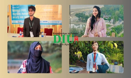 ডিআইইউর একই ব্যাচে পড়েছেন চার বন্ধু, স্বপ্নজয়ে একসঙ্গেই যাচ্ছেন চীনে