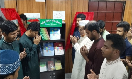 গণঅভ্যুত্থানে সাতক্ষীরার প্রথম শহীদ আসিফের স্মরণে পাঠাগার উদ্বোধন 