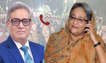 ঢাবিতে ‘তুমি কে, আমি কে, রাজাকার, রাজাকার’ স্লোগান দেয়ার পর ভিসিকে ফোনে যা বলেছিলেন হাসিনা