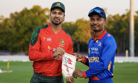 নেপালের বিপক্ষে বাংলাদেশ ‘এ’ দলের দাপুটে জয়