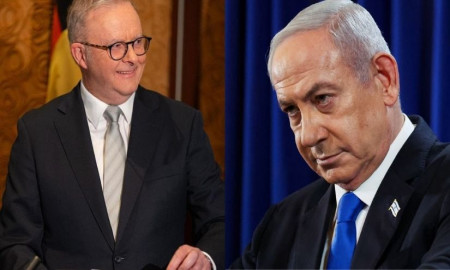 অস্ট্রেলিয়ার প্রধানমন্ত্রীর বিরুদ্ধে বিশ্বাসঘাতকতার অভিযোগ নেতানিয়াহুর