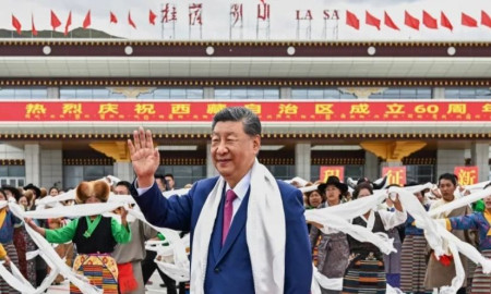 দখলকৃত তিব্বতে বিরল সফর করলেন চীনা প্রেসিডেন্ট সি চিন পিং