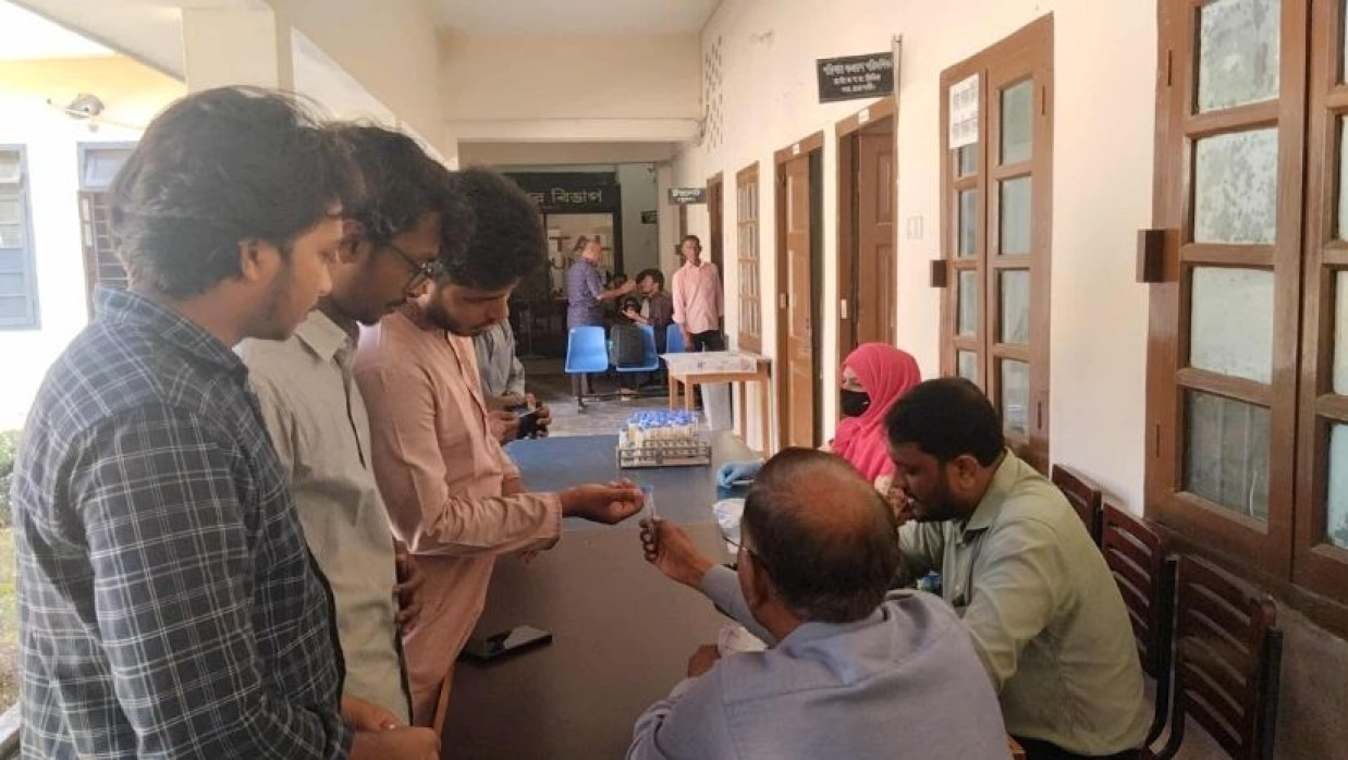 রাবিতে নির্বাচনের প্রার্থীদের ডোপ টেস্ট চলছে