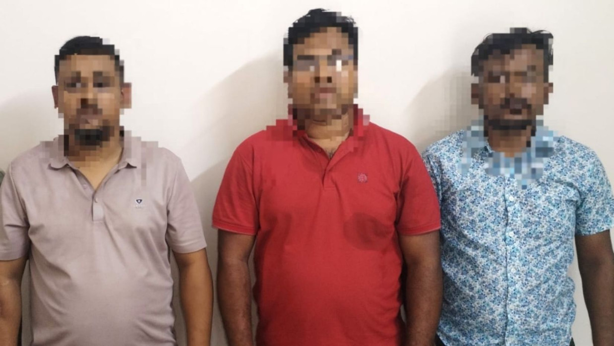 আটকৃত তিনজন