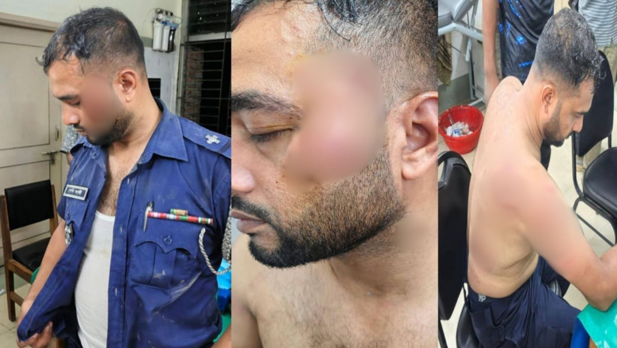 ৬ পুলিশ সদস্য আহত