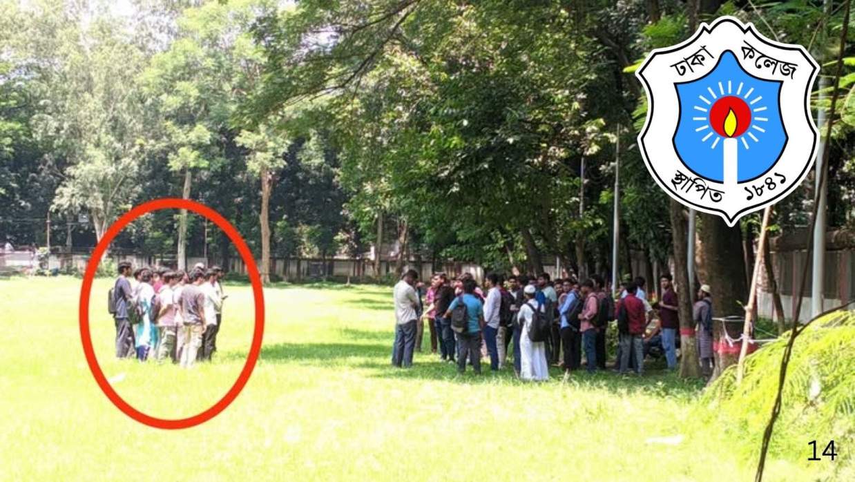 লাল বৃত্তের শিক্ষার্থীদের র‌্যাগিংয়ের অভিযোগ