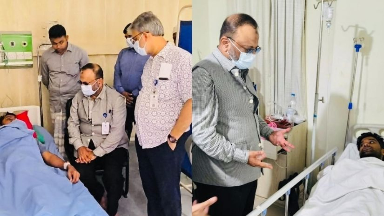 নুর, মেঘমল্লার ও নাজমুলের খোঁজখবর নিতে হাসপাতালে ঢাবি উপাচার্য