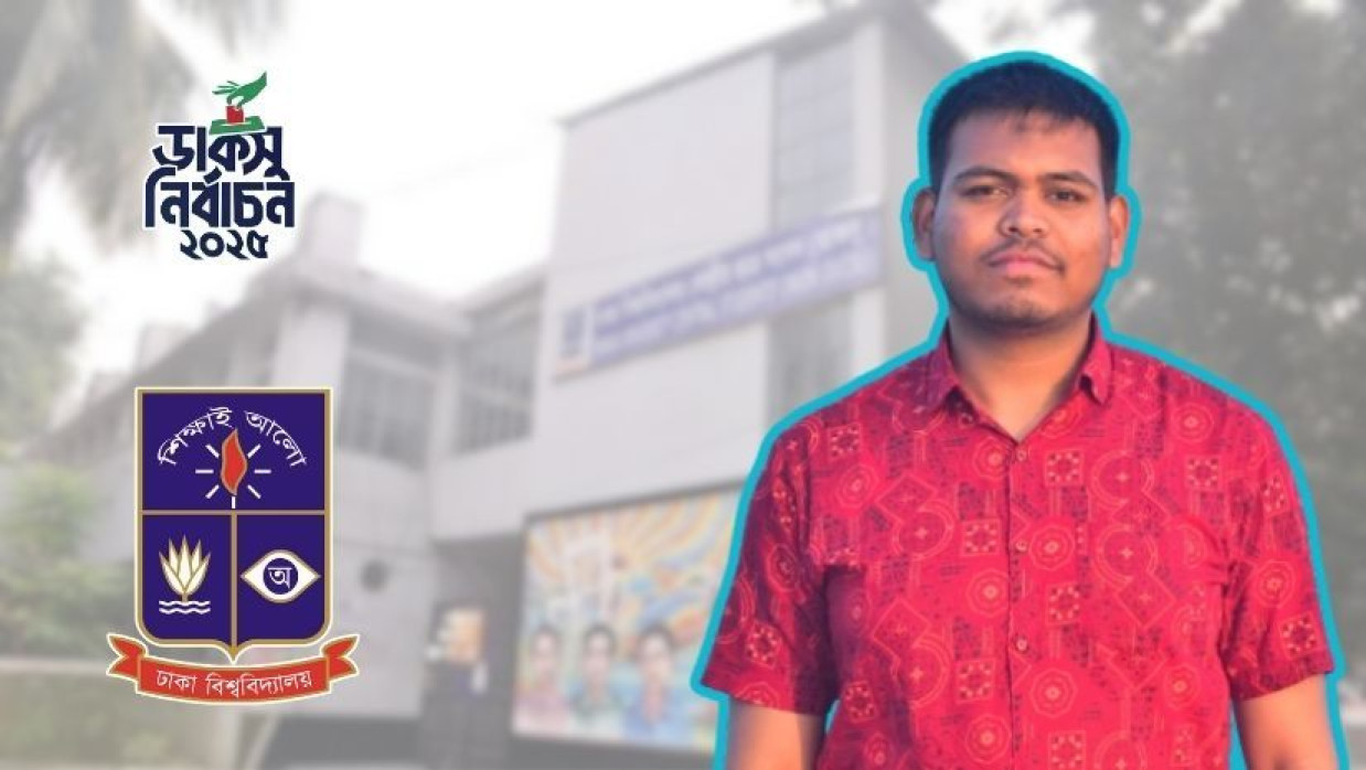 ডাকসুর সাধারণ সম্পাদক (জিএস) প্রার্থী মাহিন সরকার