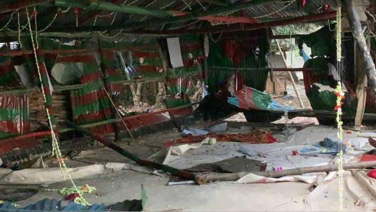  খানকা শরিফে হামলা ও ভাঙচুর