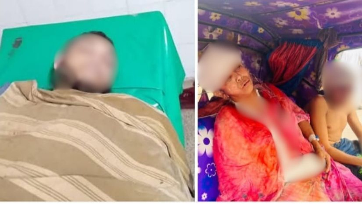 জামায়াত আমির সানোয়ার হোসেন ও আহতরা