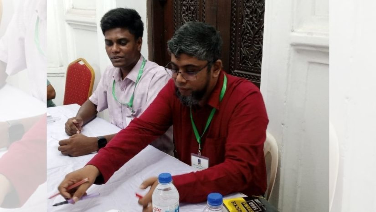 পোলিং অফিসার জিয়াউর রহমান চৌধুরী