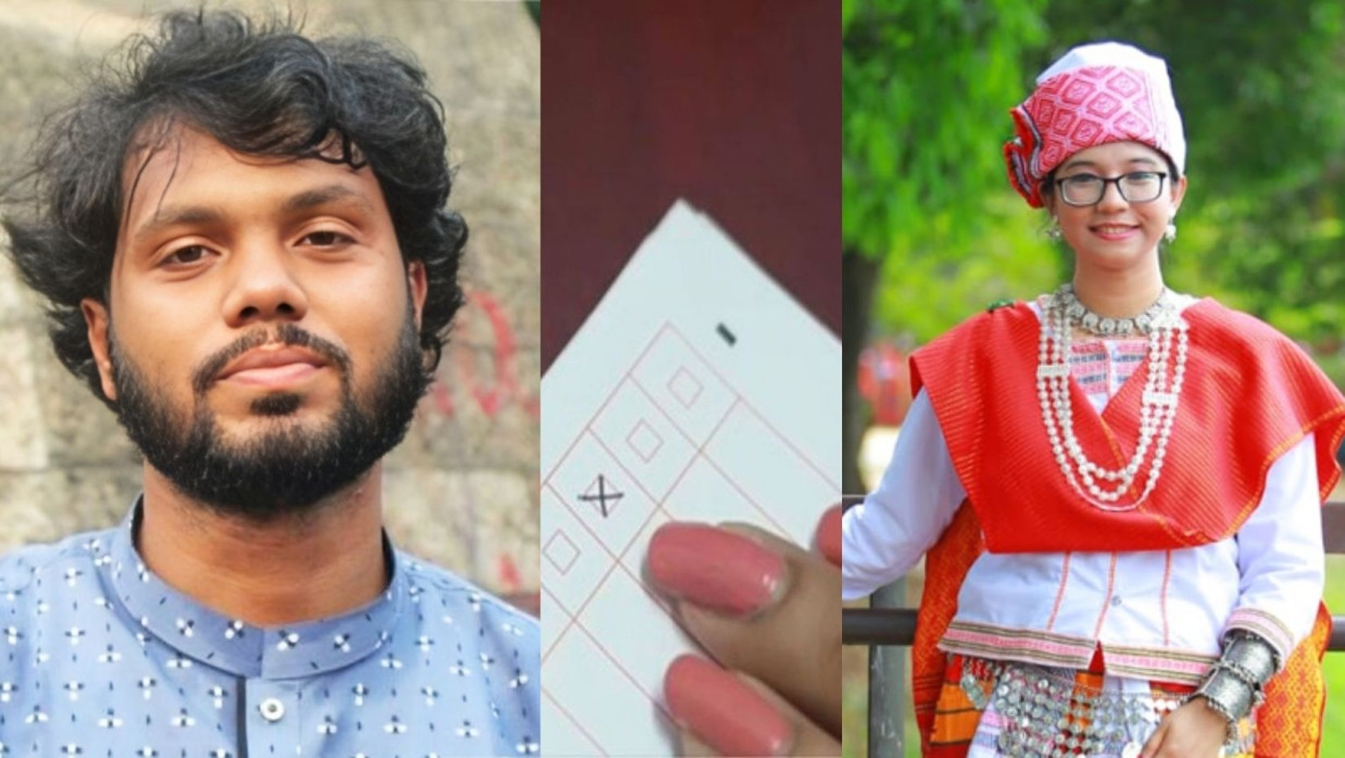  শরিফ ওসমান হাদি ও রূপাইয়া শ্রেষ্ঠা তঞ্চঙ্গা 