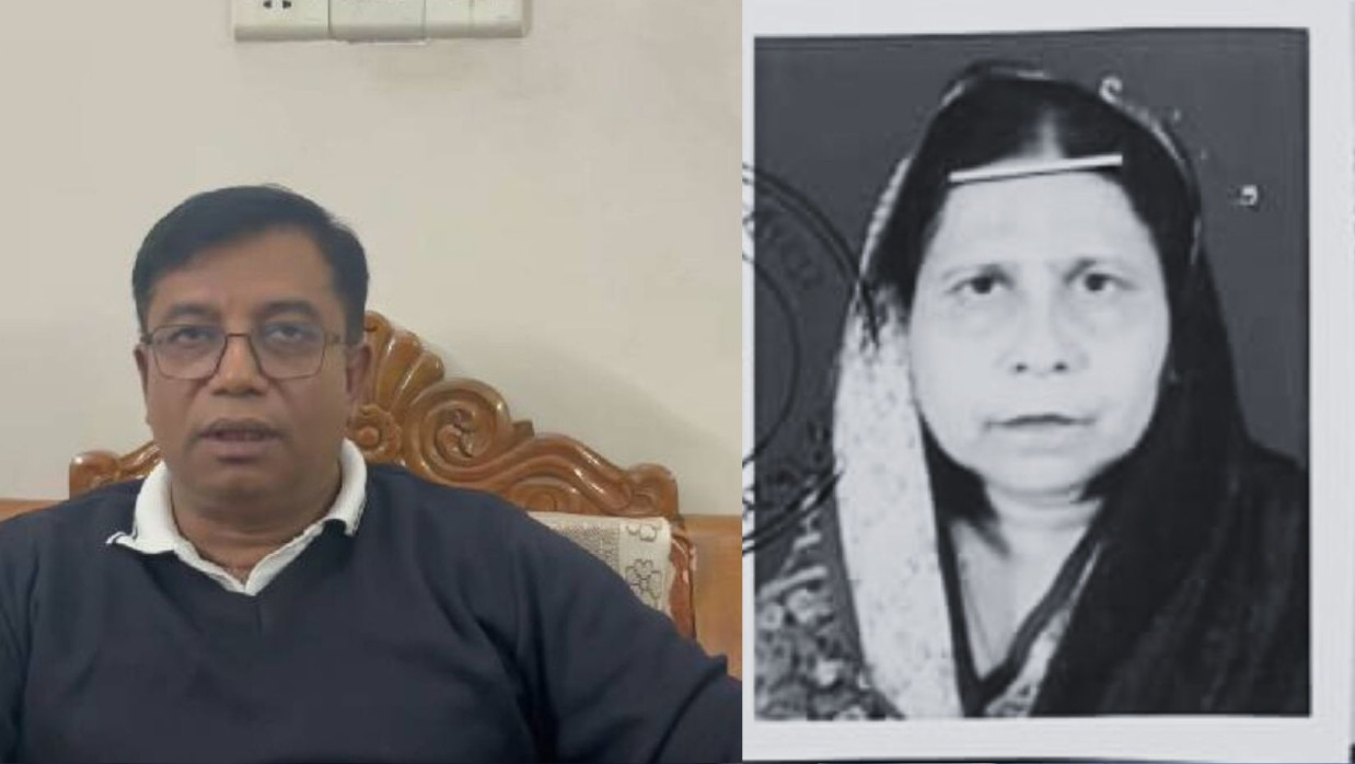 ড. মামুন আহমেদ ও তার শ্বাশুড়ি সৈয়দা আতিকা বেগম