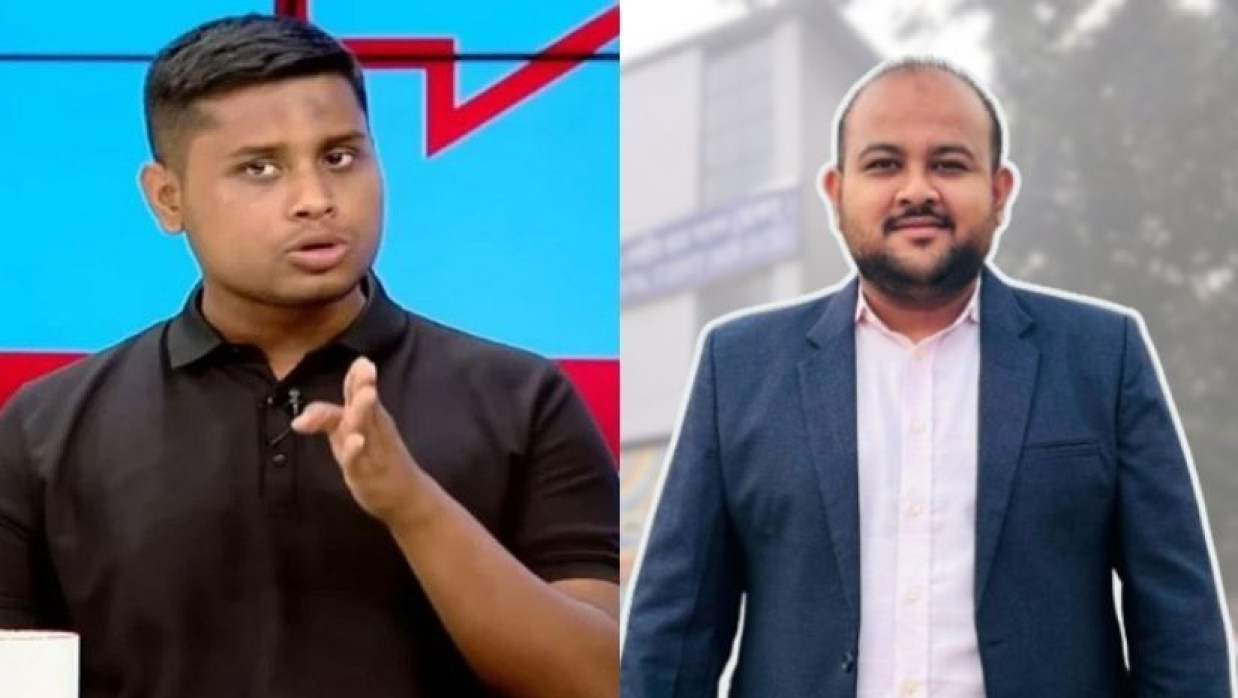 হাসনাত আব্দুল্লাহ ও ছাত্রদলের জিএস প্রার্থী শেখ তানভীর বারী হামিম