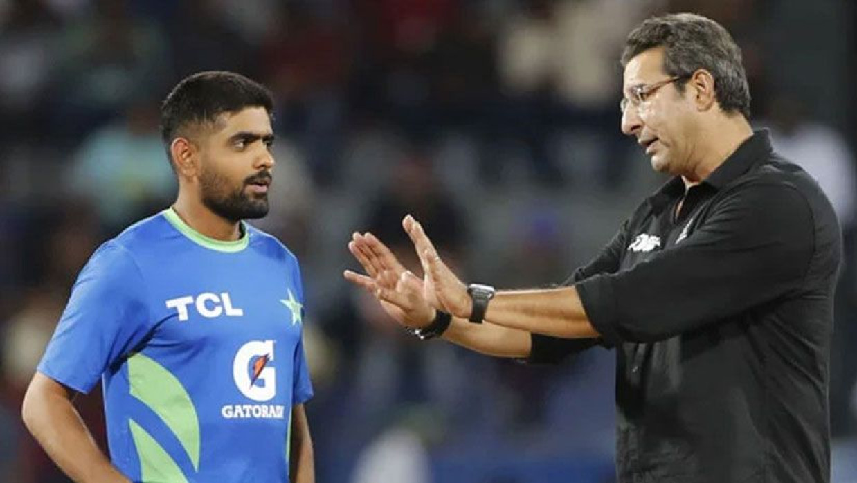 বাবর আজম ও ওয়াসিম আকরাম