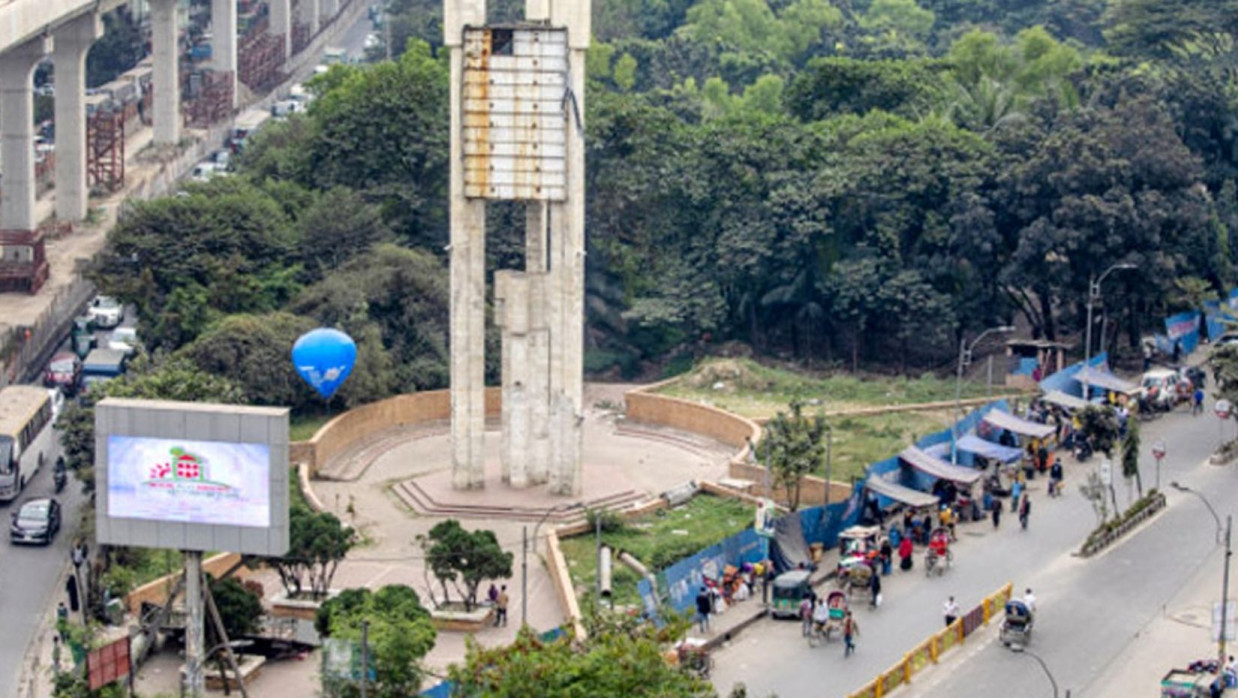 পান্থকুঞ্জ পার্ক ও হাতিরঝিলে এলিভেটেড এক্সপ্রেসওয়ে
