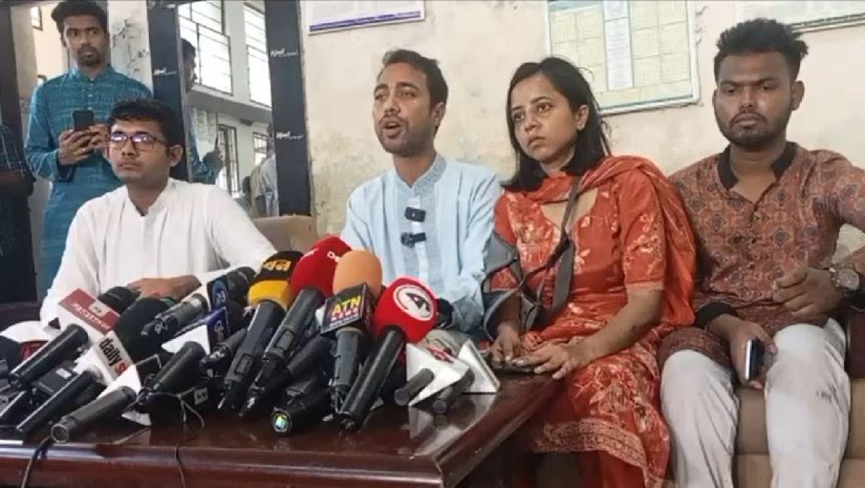 জাকসু নিয়ে ছাত্রদলের সংবাদ সম্মেলন