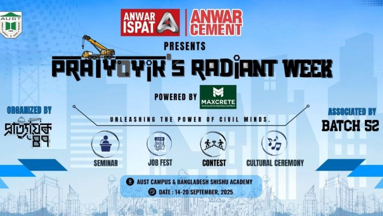 আবিপ্রবিতে শুরু হচ্ছে সসপ্তাহব্যাপী সিভিল উইক