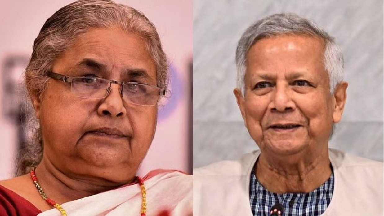 সুশীলা কার্কি এবং প্রফেসর ড. মুহাম্মদ ইউনূস