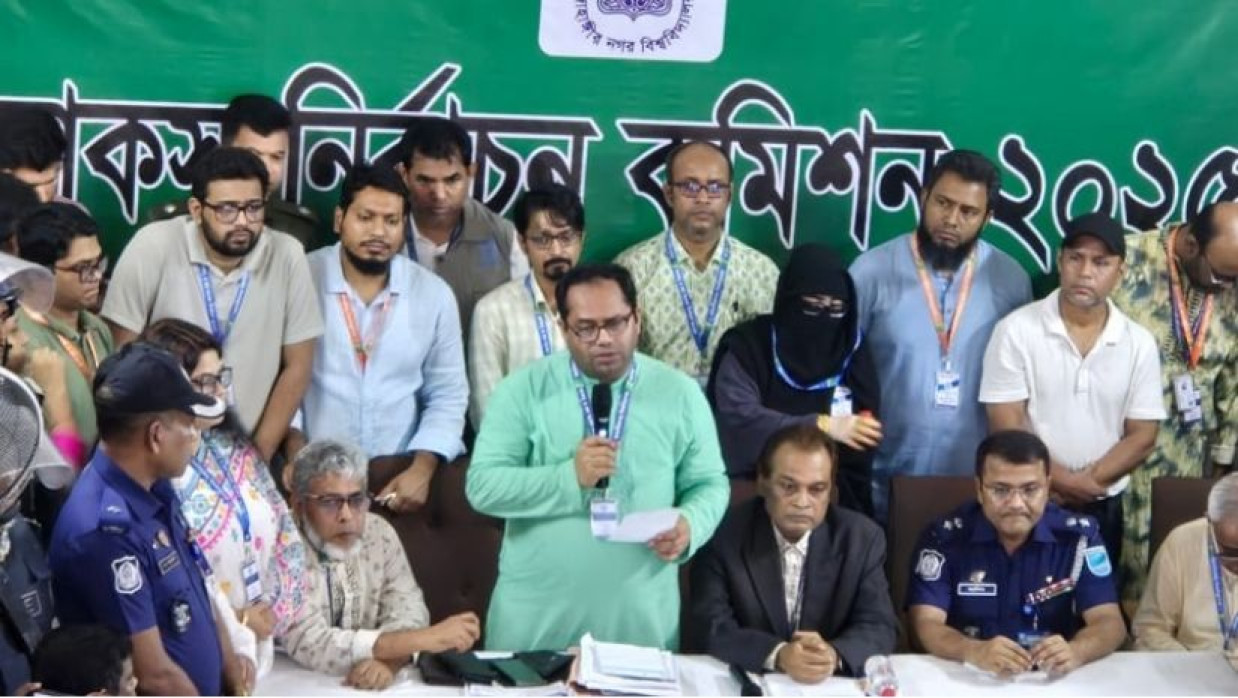 জাকসু নির্বাচনের ফল ঘোষণা