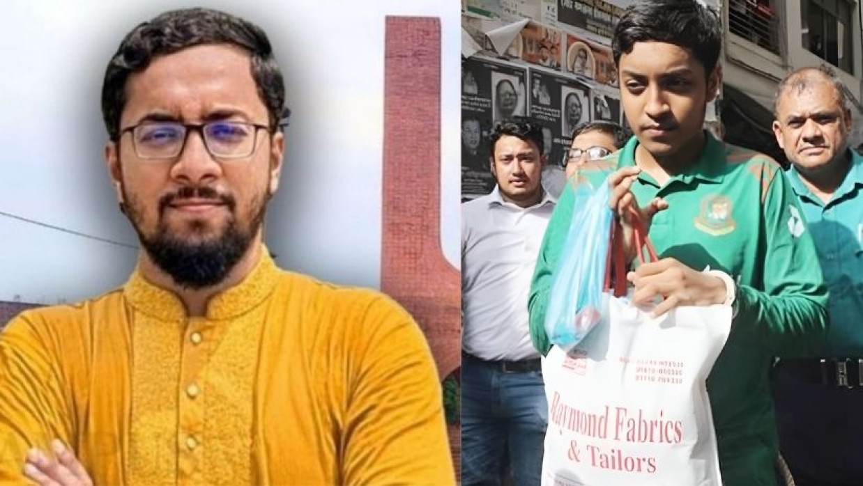 জিএস মাজহারুল ইসলাম ও তার ভাই হাসনাতুল ইসলাম ফাইয়াজ