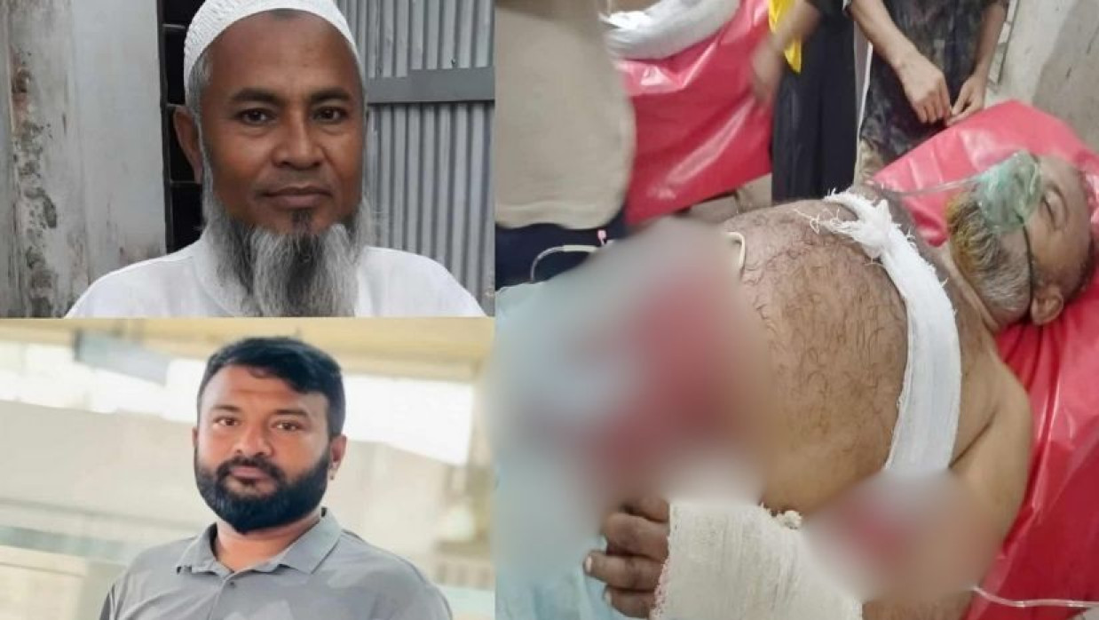 কুপিয়ে হত্যাচেষ্টায় অভিযুক্ত ভতিজা ও ভুক্তভোগী চাচা