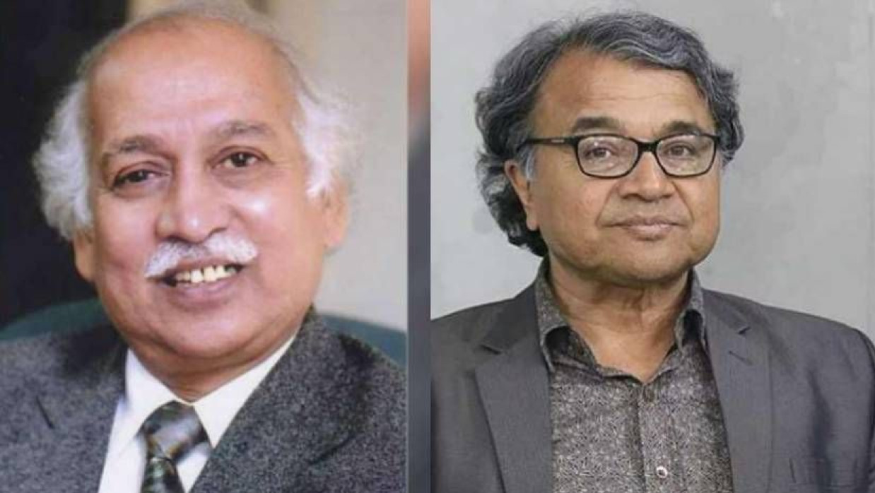 ইউজিসির চেয়ারম্যান অধ্যাপক ড. এস এম এ ফায়েজ ও অধ্যাপক ড. সলিমুল্লাহ খান
