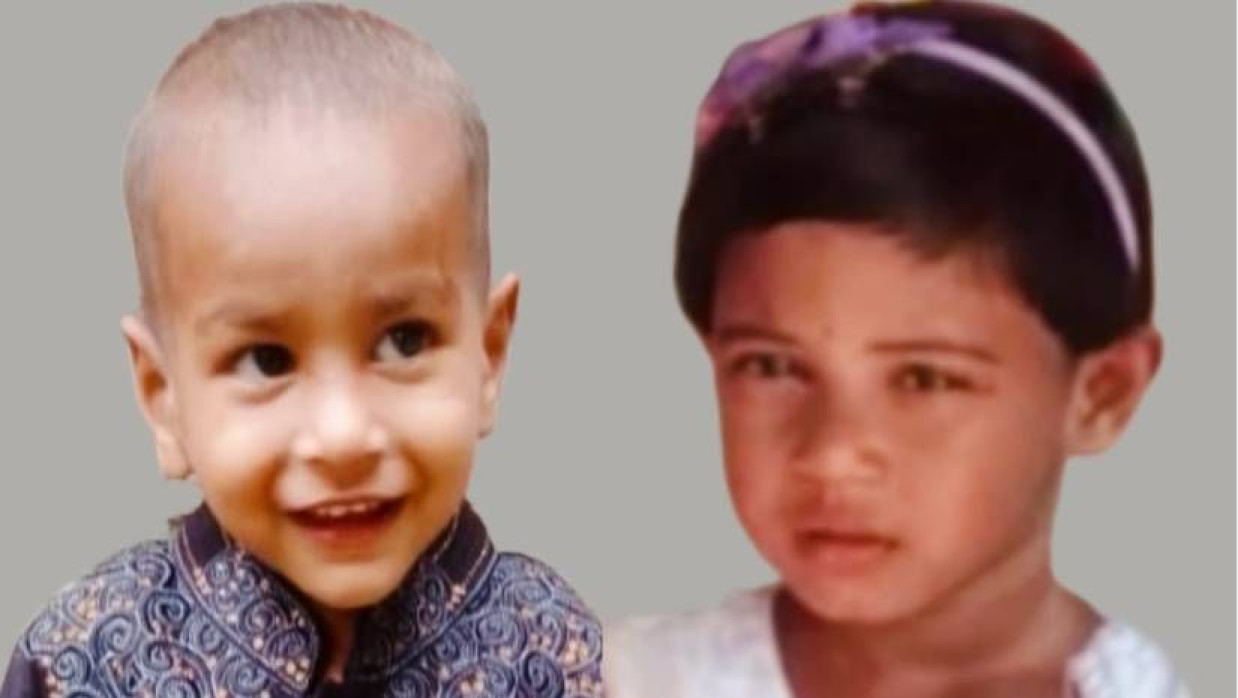 পানিতে ডুবে মারা যাওয়া আজিবুল ও রাবেয়া