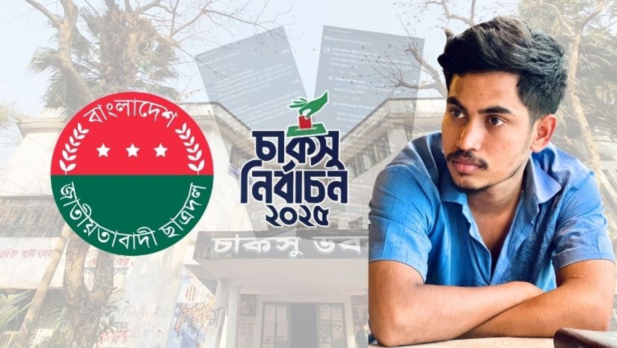 ছাত্রদলের লোগো ও আব্দুল্লাহ আল সাকিব